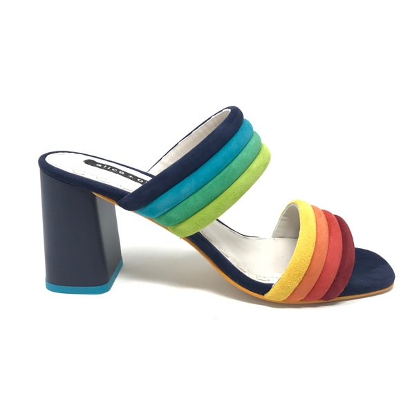 rainbow mules